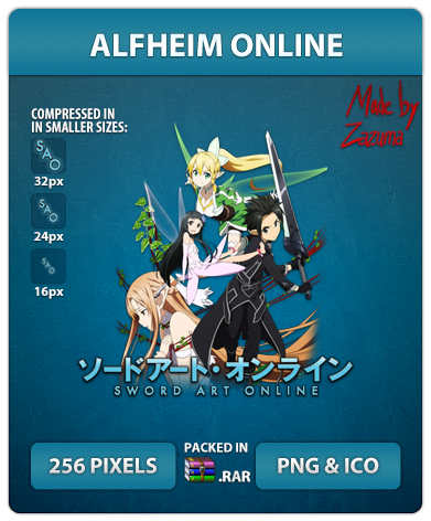 Sword Art Online ALFHeim Online Anime Icon By Zazuma On DeviantArt
