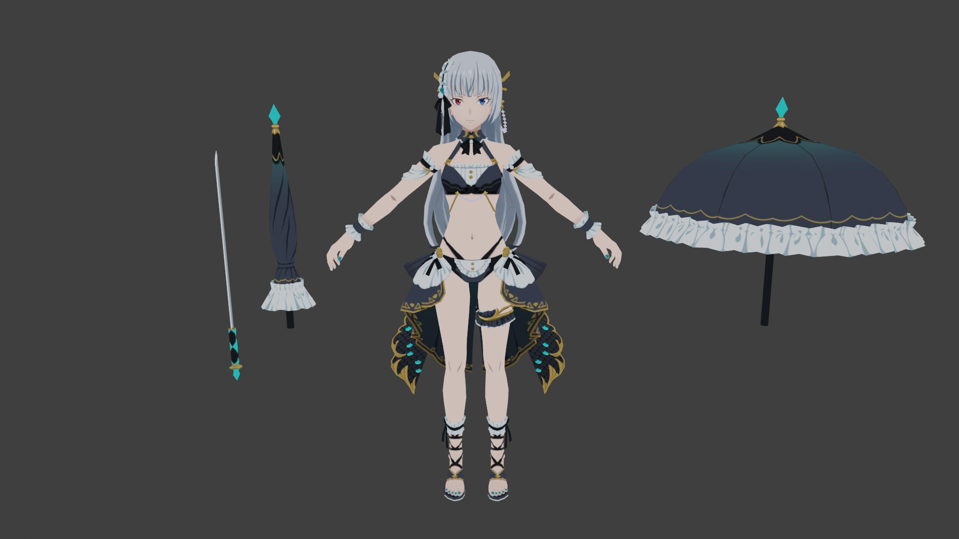 Luminous Swimsuit FBX From SLIME ISEKAI Memories By Strifffe On