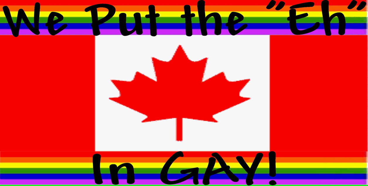 Canadian Gay Flag By Safrd On Deviantart