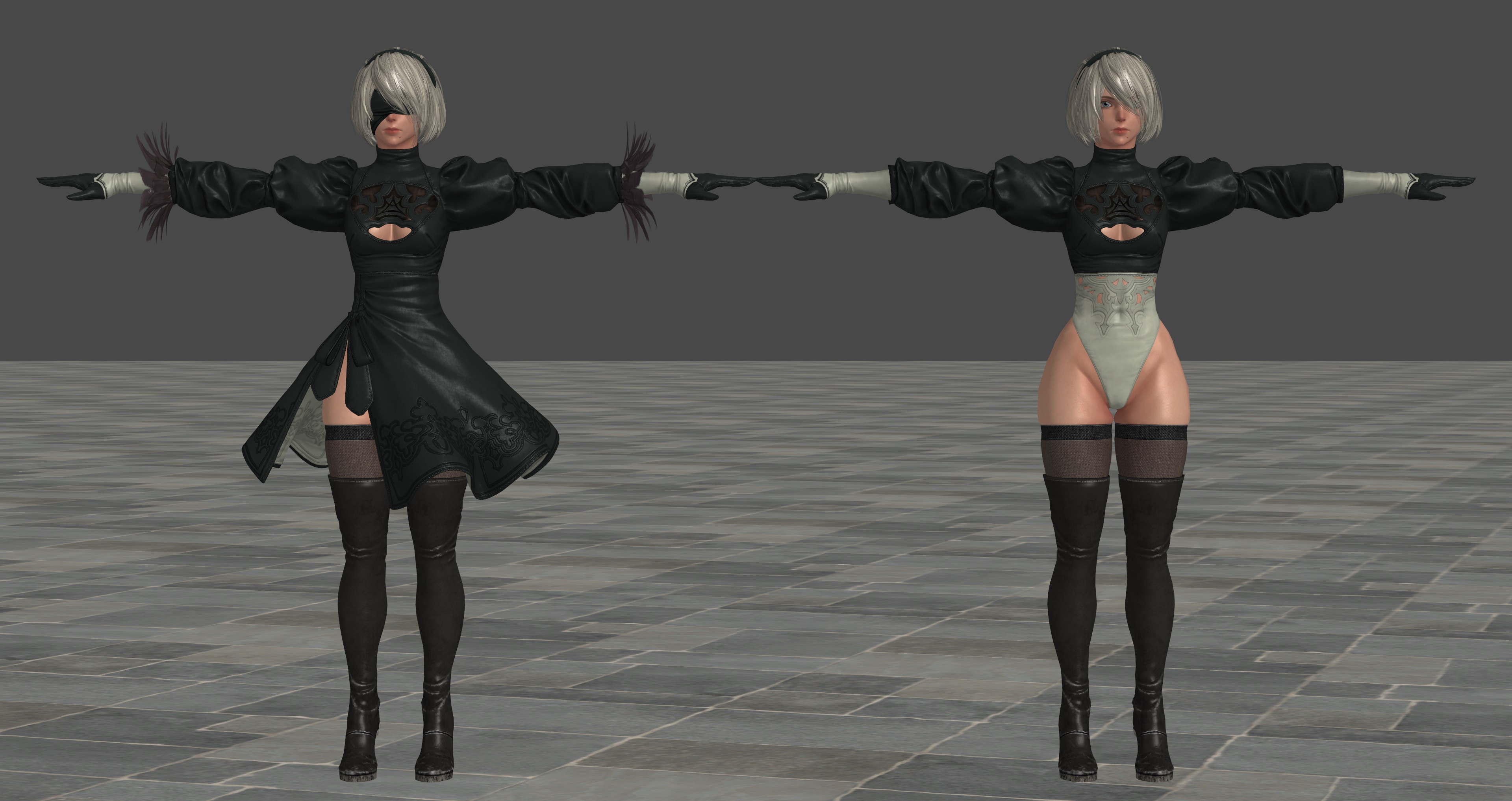 Nier automata cute fucked poses images