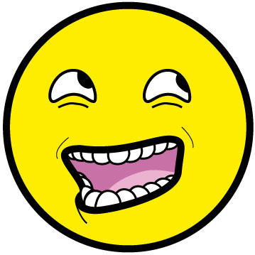 Yellow Smiley Yellow Troll Face BlageusFree
