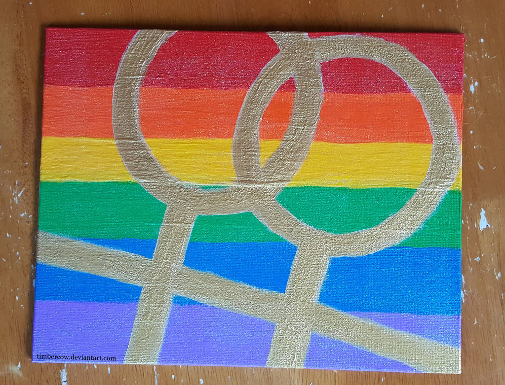 Lesbian Pride By Timbercow On Deviantart