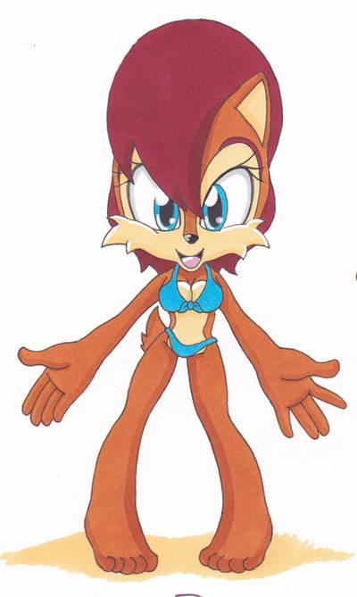 Beach Babe Sally By Azumiangel On Deviantart