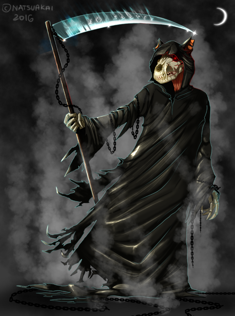 skull reaper,reapertale comm: reaper by natsuakai