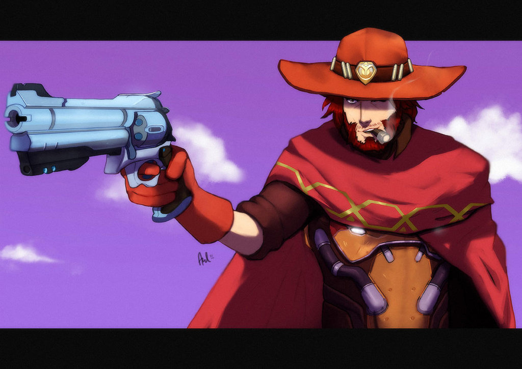 mcree (overwatch) by asadfarook