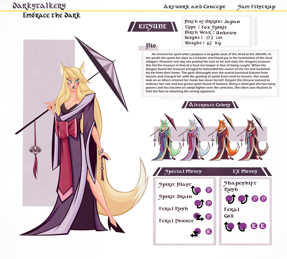 darkstalker kitsune by tigerhawk01