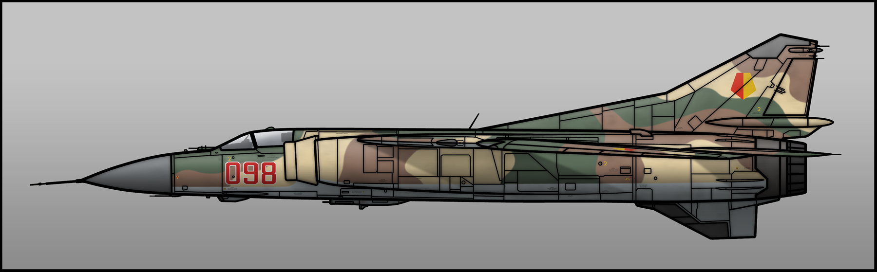yuktobanian mig-23 by jetfreak-7