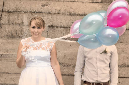 Balloon wedding