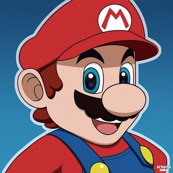 Ab Mario Mario, Super Mario Bros by Retratosanime on DeviantArt