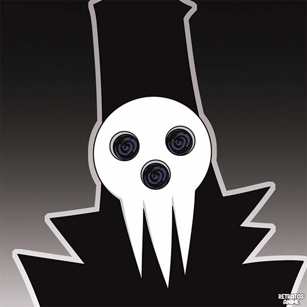 Shinigami, Soul Eater by Retratosanime on DeviantArt