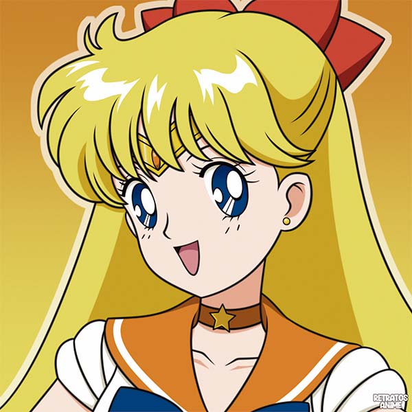 Sailor Venus Pretends To Be Sailor Moon Sailor Venus, Sailor Moon by Retratosanime on DeviantArt