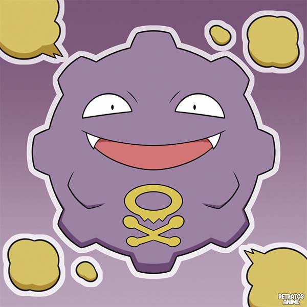 Koffing, Pokemon by Retratosanime on DeviantArt