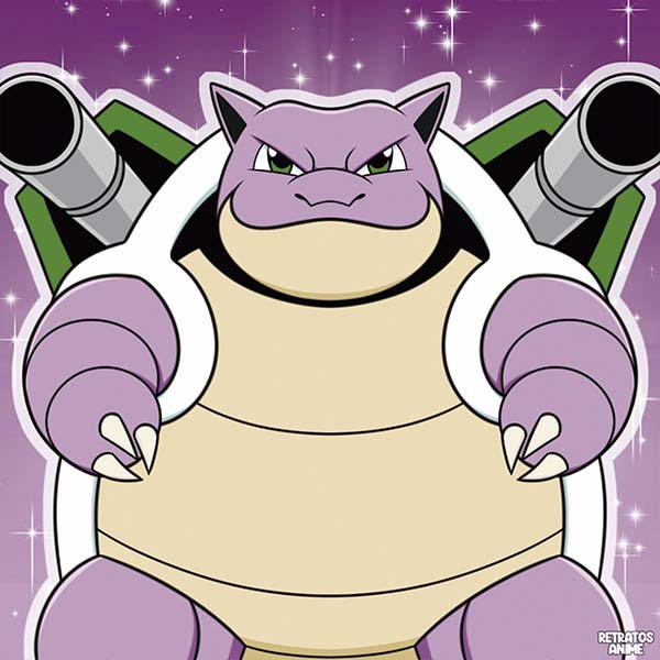 Blastoise Shiny, Pokemon by Retratosanime on DeviantArt