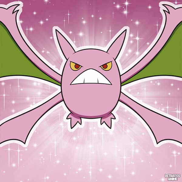 Crobaty Crobat Shiny, Pokemon by Retratosanime on DeviantArt