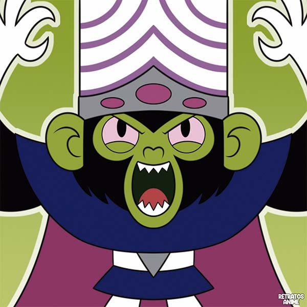 Mojo Jojo, Supernenas by Retratosanime on DeviantArt