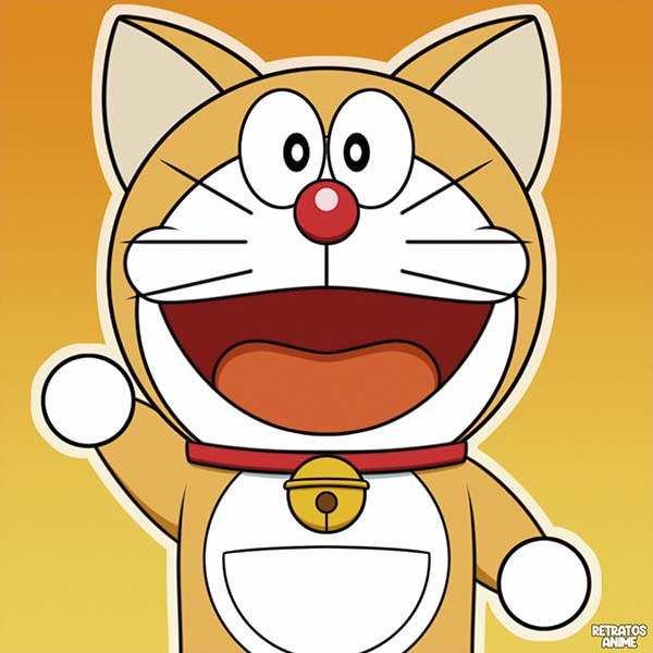 Doraemon Orginal Color Yellow Doraemon, Doraemon by Retratosanime on DeviantArt