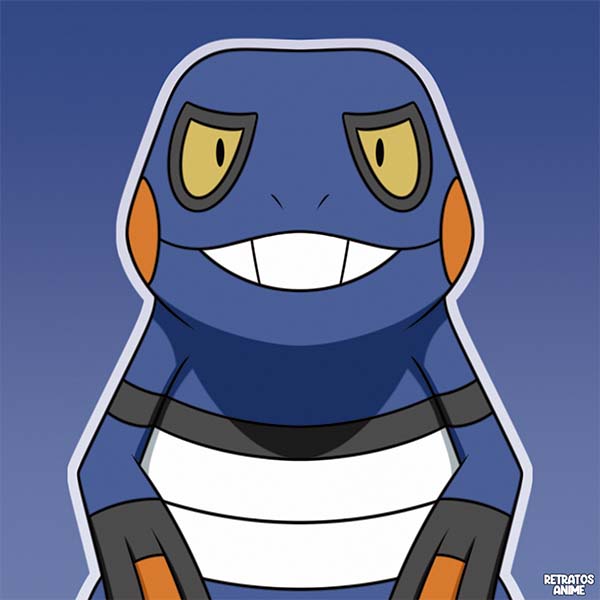 Croagunk Rumble Croagunk, Pokemon by Retratosanime on DeviantArt