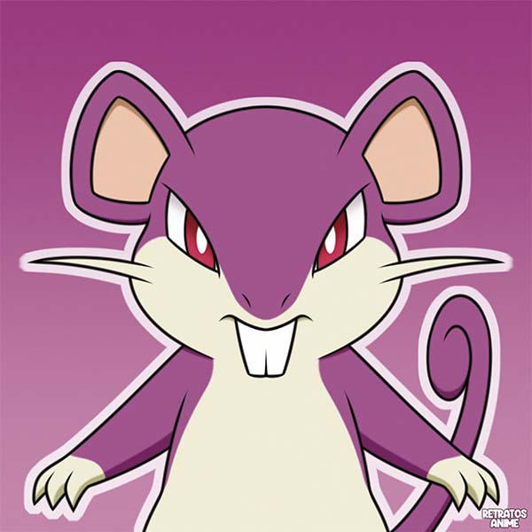 Rattata, Pokemon by Retratosanime on DeviantArt