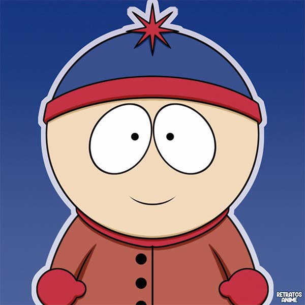 Stan Side View Stan, South Park by Retratosanime on DeviantArt