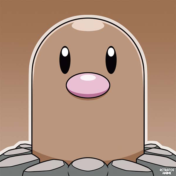 Diglett Fanart Diglett, Pokemon by Retratosanime on DeviantArt