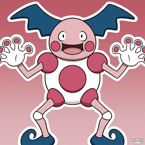 Mr Mime, Pokemon by Retratosanime on DeviantArt