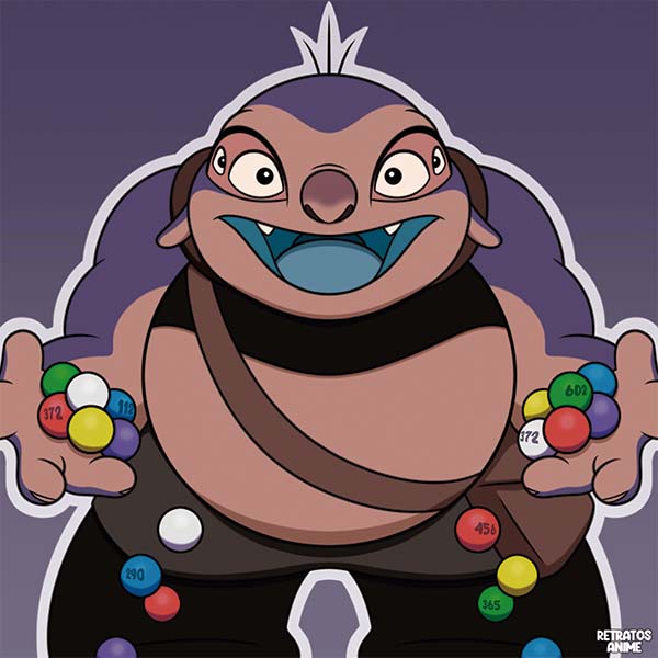 Jumba Computer Jumba, Lilo and Stitch by Retratosanime on DeviantArt