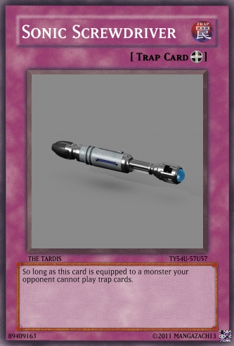 Sonic Screwdriver Card