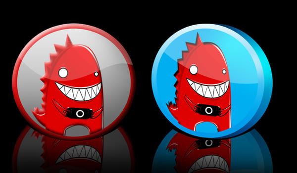 Monster Button Designs monster button 1 by pissdrunxx on DeviantArt