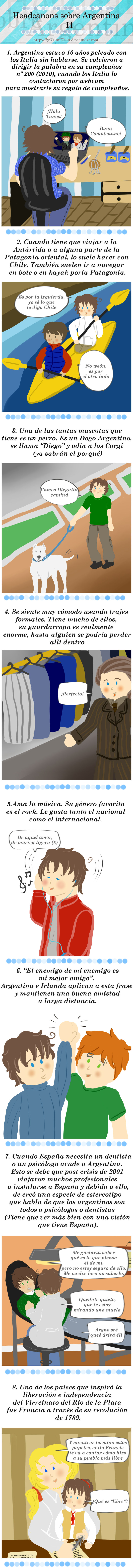 APH OC - Headcanons sobre Argentina II