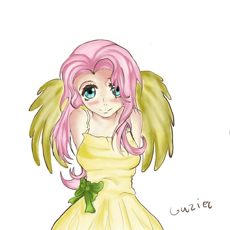 Fluttershy as human