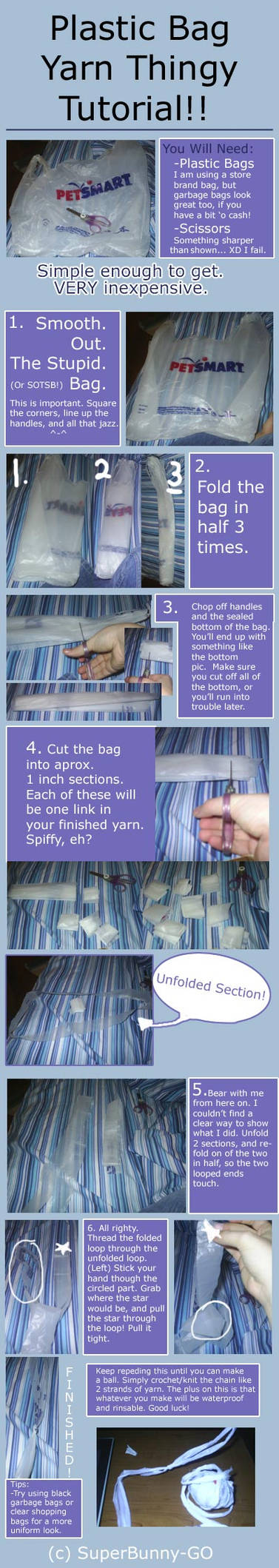 Grocery Bag Yarn Tutorial