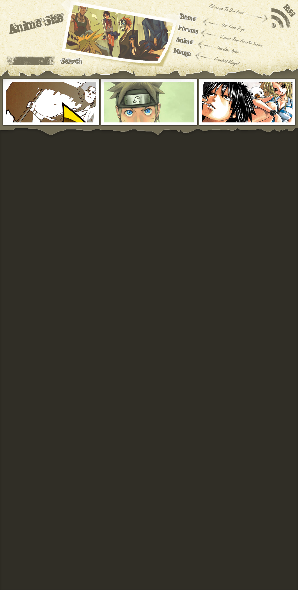 Anime Template by GrimmJagz on DeviantArt