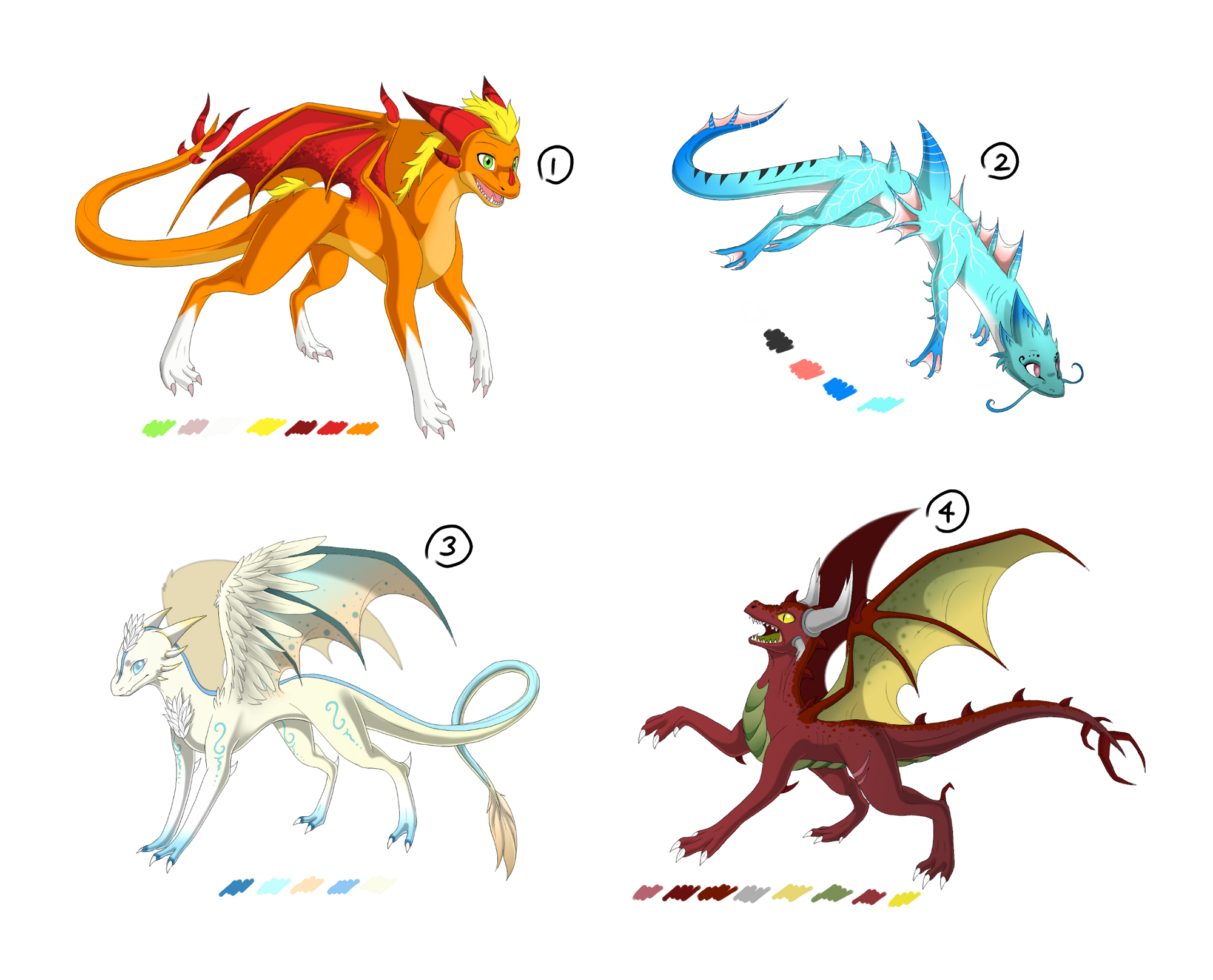 Adoptable dragons! -ALL TAKEN-