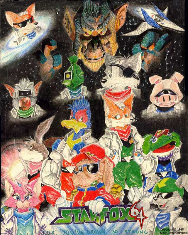 Star Fox 64 - Space Battle Poster Poster Print - Item # VARPYRPAS0748 -  Posterazzi