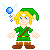 young Link and navi