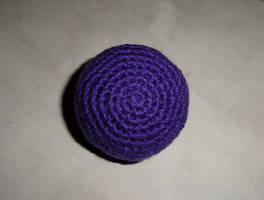 Purple Amigurumi Ball