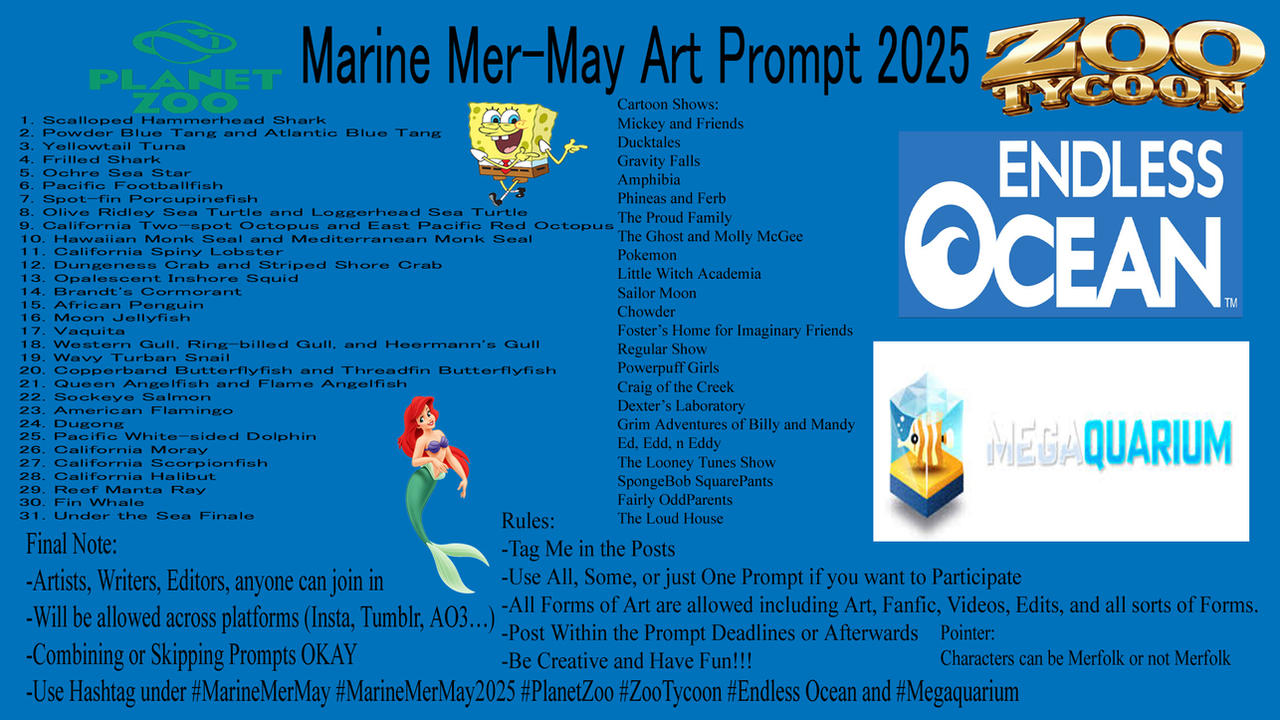 Marine Mer-May Art Prompt by TyThom1999 on DeviantArt
