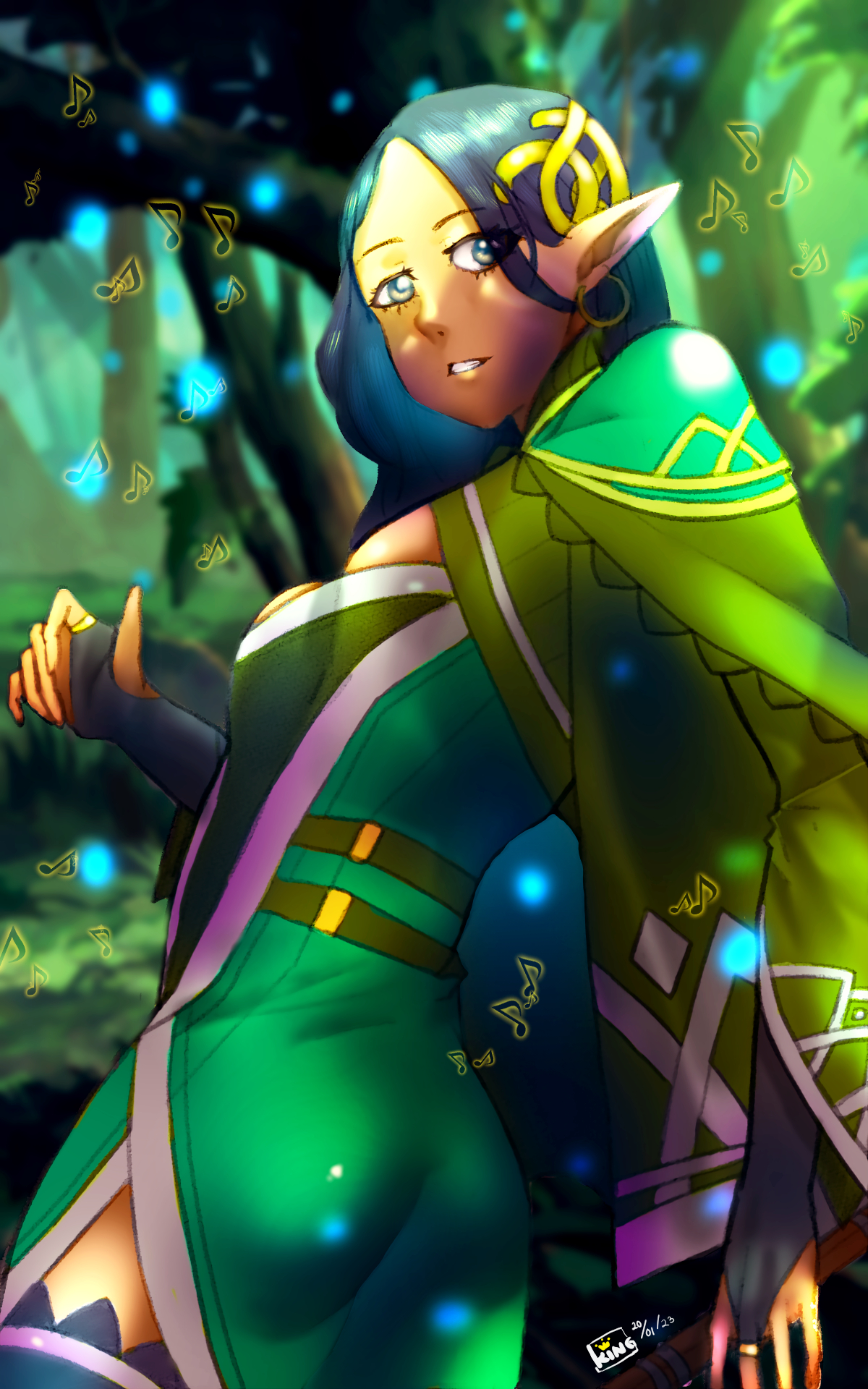 Singer Of Woodland Elf By Kingeru On DeviantArt singer-of-woodland-elf-by-kingeru-on-deviantart