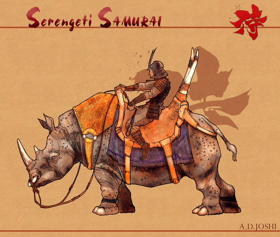 Serengeti Samurai- Rhino Rider by Atomic-Hermit on DeviantArt