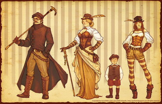 Steampunk Family