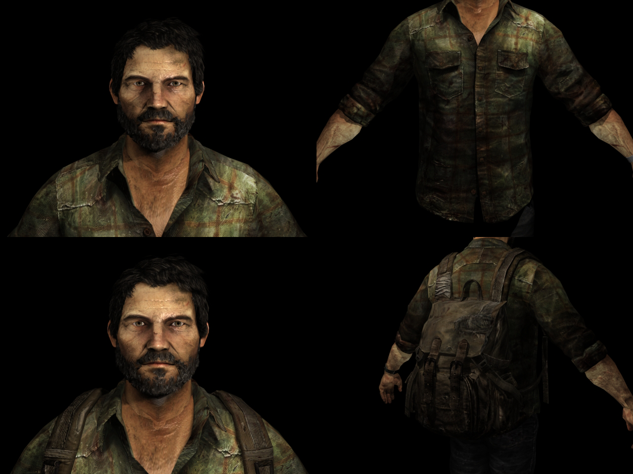 Joel - The Last of Us Render by JA-Renders on DeviantArt