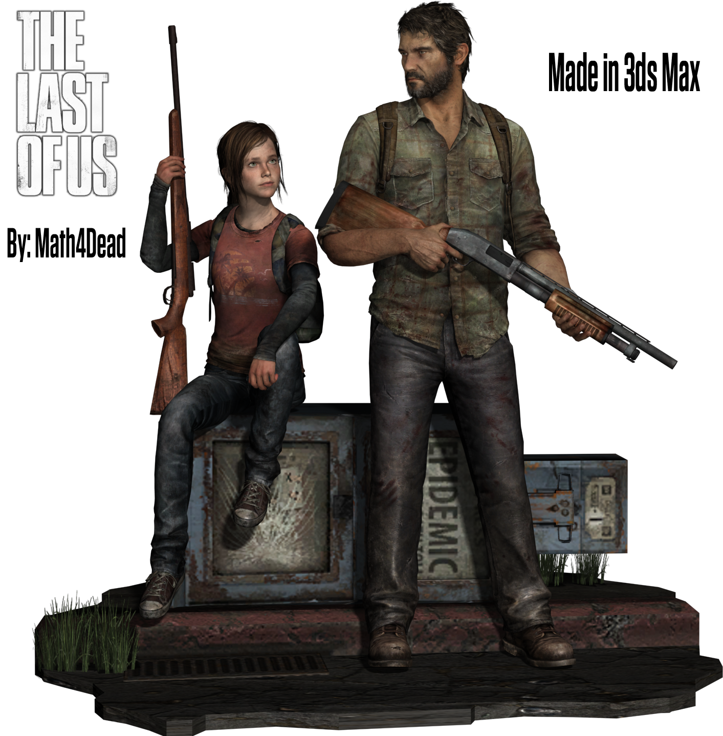 Joel (The Last of Us) Render by Elemental-Aura on DeviantArt