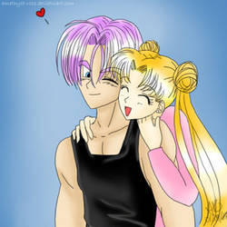 Trunks x Usagi by A-R