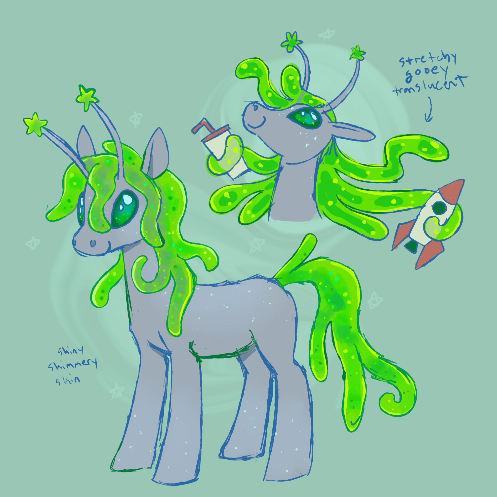 alien pony by DLN001 on DeviantArt