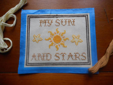 My Sun and Stars Cross-Stitch