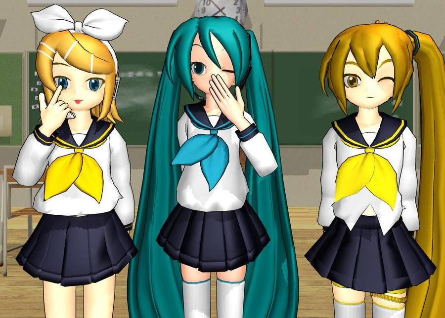 [MMD] Friends at School