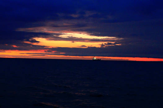 Shipping Harbor at dawn