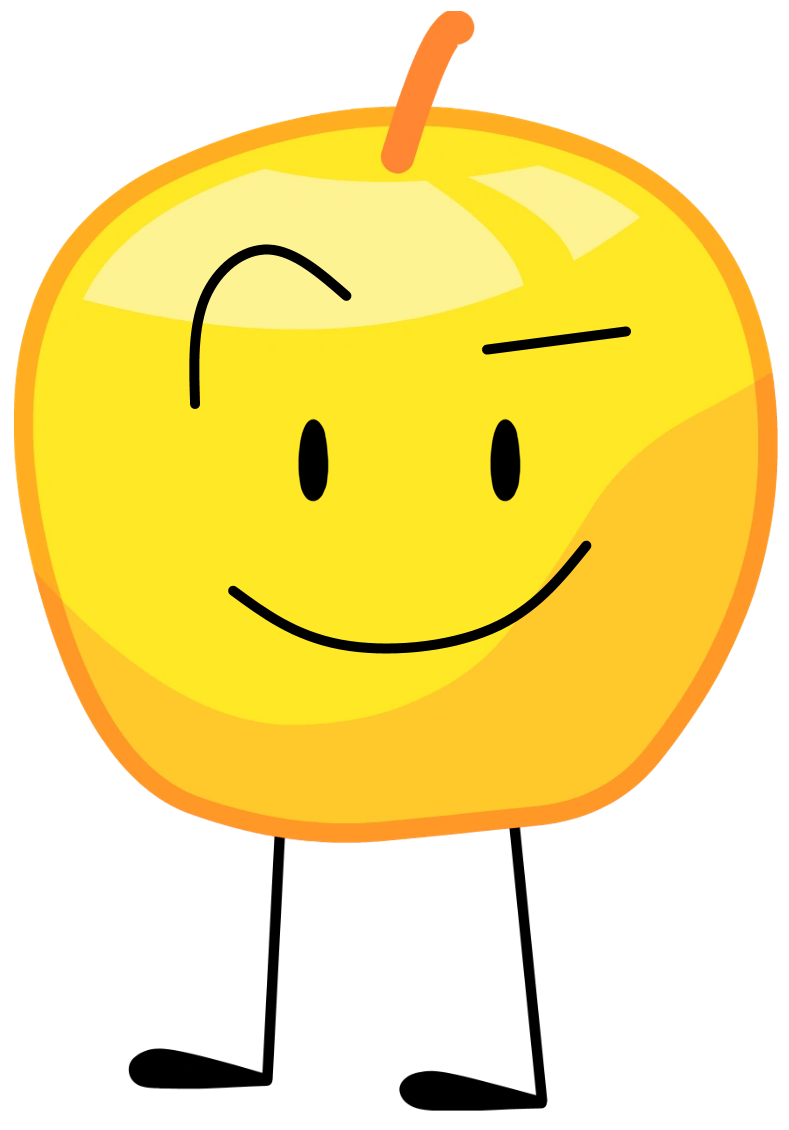 Apple Bfdi Mini Banana Apple from Battle for Dream Island Mini by skinnybeans17 on ...