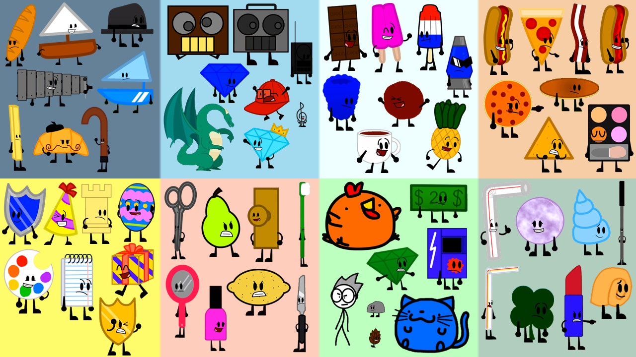 Brawl of the Objects Characters were on BFB Teams by skinnybeans17 on ...