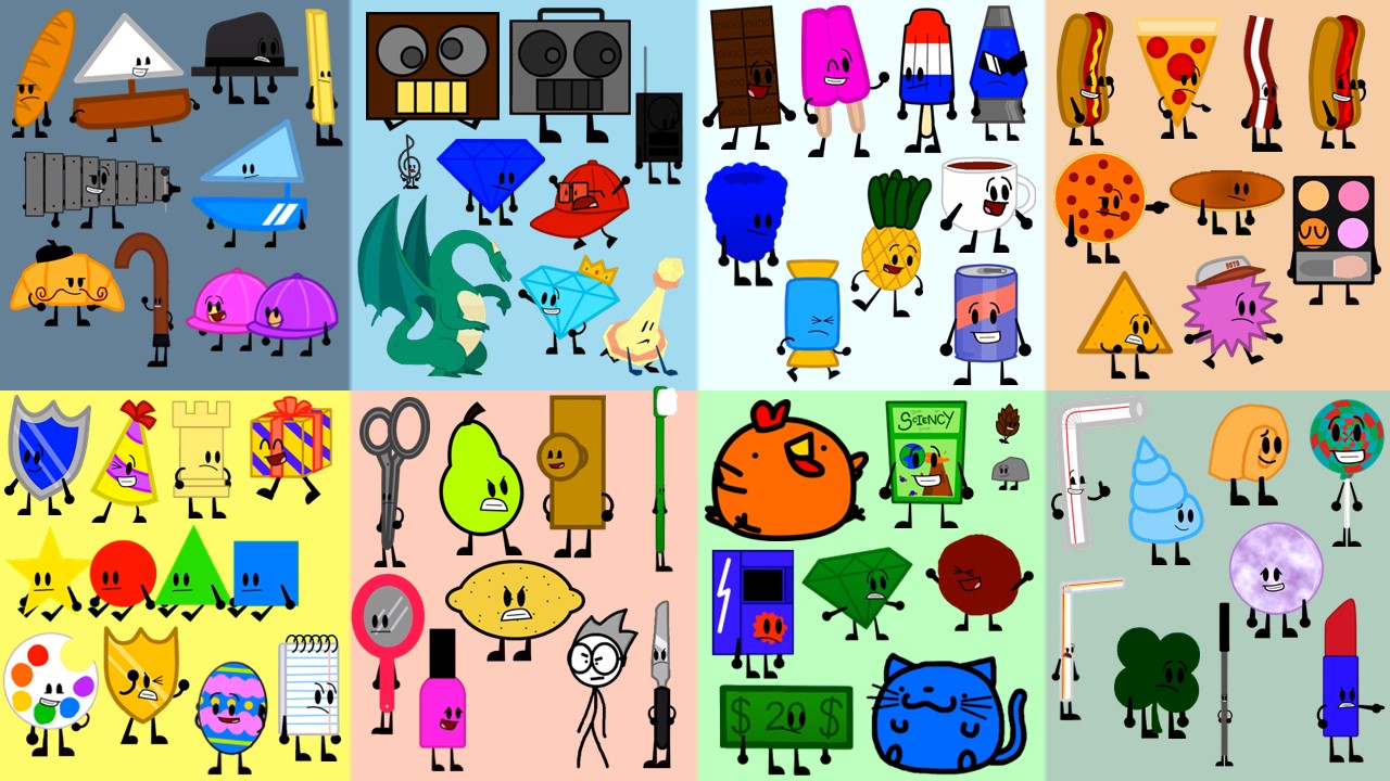 Brawl of the Objects Characters were on BFB Teams by skinnybeans17 on ...